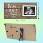 Sonogram Picture Frame Love At First Heartbeat Sonogram 4x3inch Photo Display