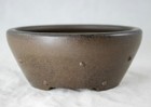 Vintage Round Drum Zisha Bonsai Pot  Succulent Planter   Mesh - 5 25 x 5 25 x 2 