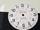 Original Accutron Watch 214 24 Hr Railroad Dial Hands Dial Nuts Free Shipping