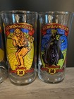 Vintage Wizard Of Oz 50th Anniversary Coca Cola Collector Glasses 1989 Set Of 5