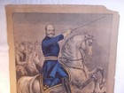 Original Currier And Ives Civil War General Burnsides Fredricksberg