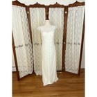 Elegant New David   s Bridal Chiffon Mesh Wedding Gown