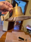 Vintage Polished Brass 6    Ship Fog Bell Nautical Marine - Dinnertime bar Bell