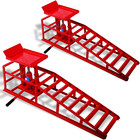 2 Pack 11000lbs Heavy Duty Auto Car Truck Service Hydraulic Lift Vehicle Ramps