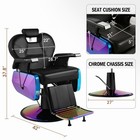 Recline All Purpose Hydraulic Barber Chair Salon Spa Beauty Styling Black laser