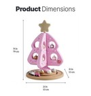 Viral Step2 My First Pink Christmas Tree Stacking And Sorting Toys  12 Pcs   New