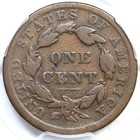 1839 6 N-1 R-3 Pcgs G6 Matron Or Coronet Head Large Cent Coin 1c