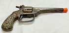 Antique Cap Gun  Single Shot Cast Iron Cap Gun With Orange Plugged Barrel