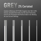 10pk Tig Welding Tungsten Electrode  2  Ceriated  040 -5 32 x7  gray  Ewce-2 