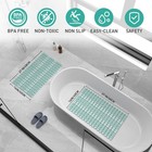 Shower Mat Non Slip Bath Mat For Tub - 27 X 16 Inch Tpe Bathtub Mat Non Slip    
