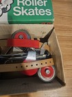 Vintage Union 55 Red Raider Roller Skates In Original Box