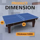 Ping Pong  Table Tennis Conversion Top 96 x48  Foldable Ping Pong Table Topper