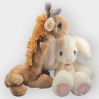 Applause Snowball Bunny Rabbit Precious Moments Vintage Plush W alfred Giraffe