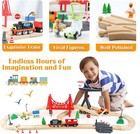 Wooden Train Tracks For Thomas The Train Brio Lot Railway Pieces Set Play 56pc