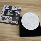 Mirror Compact Miroir With Box Silver Flower
