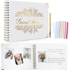 Ultimate Wedding Guest Book   Photo Album Keepsake Signatures   Photos New