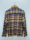Fulton Flannel Shirt Brown Check Cotton Size 3 Men s Casual Top