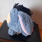 Walt Disney World Eeyore Round Bean Bag Plush Stuffed Animal Toy 8    Gray W tags