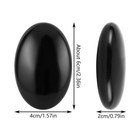 Black Obsidian Crystal Palm Stone  Worry Stones  Crystals And Healing Stones    