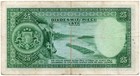 1938 Latvia Lettland 25 Latu Banknote A-190-105