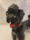 Breyer Black Standard Poodle Dog Red Collar Green Eyes Glossy Vintage Animal 
