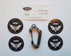 Michael Zieba Titanium Bronze Edc Carabiner Skulls Memento Mori Custom Keychain