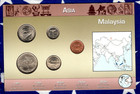 Littleton World Coin Set Malaysia 2005-2011 Unc Sen 2005 20 Sen 2010 5 Sen 2011