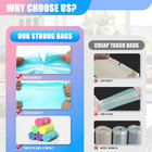 8 Gallon Trash Bags - 300 Count Heavy Duty Medium Garbage Bags 30 Liter Unscente