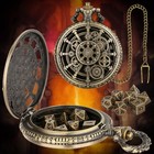 Gamers Dnd Christmas Gift Steampunk Gear Metal Rpg Polyhedral Dice Set Dungeons