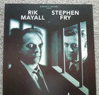 Rik Mayall Stephen Fry  Cell Mates  London Theatre Poster 1995