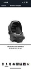 Evenflo Litemax Nxt Infant Car Seat With Sensorsafe  anchor Gray 