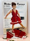 Vintage French Fashion Magazine Modes And Travaux July 1956