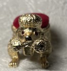Vintage Pin Cushion Poodle Dog Florenza Sewing Bobblehead Nodder Trembler