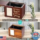 Pet Memorial Urns For Dog Or Cat Ashes  Large Wooden Funeral Cremation Urns W