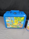 Vintage 80 s Plastic Aladdin  Lunch Box With Original Thermos Plus Bonus Thermos