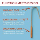 Tongue Scraper     100  Copper 2 Pack Premium Tongue Cleaner     Improve Oral Hea