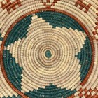 African Woven Coiled Wall Basket Bowl 15   handmade Boho Decor Rustic Tribal