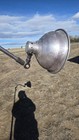 Vintage Floor Lamp Medical Light Base Industrial Cast Iron Stand Antique Device