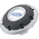 1978-86 Ford F-series Truck bronco  Horn Button Pad  Black With Silver Outer
