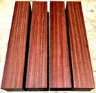 Four  4  Pieces Kiln Dried Bloodwood Turning Lumber Lathe Wood 2  X 2  X 12 