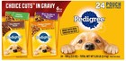 24-count Pedigree Choice Cuts Wet Dog Food Variety Pack  3 5 Oz Pouches 