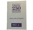 Virginia 250 Passport Historical Sites Of Virginia Tourist Booklet New