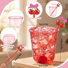 101 Pcs Shirley Temple Bar Supplies Graduation Party Decoration 50 Pack Wooden C