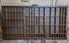 Vtg Hamilton Wooden Printer   s Type Case 32x17    Shadowbox Display
