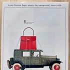 1994 Louis Vuitton Malesherbes Bag Vintage Print Ad Toy Car Advert Art