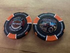 Outer Banks Harley Davidson Poker Chip  Harbinger Nc  obx  Orange   Black