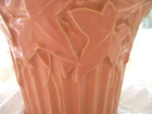 Mccoy Jardiniere Vintage Ivy   Berries Flower Pot  planter  Coral Peach Color
