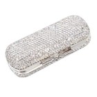  Lipstick Holder For Purse  Compact Rhinestone Case For Travel And Daily Use -