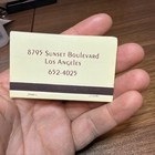 Rare  Vintage Spago Beverly Hills Los Angeles Ca Large Matchbook Full Unstruck