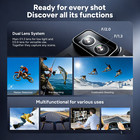 Sjcam Sj20 Dual Lens 4k Underwater Action Camera Ultra Night Vision Vlog Camera